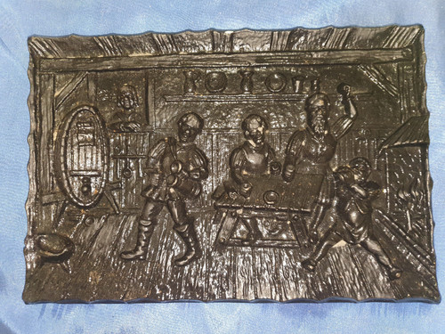 Relief bild gusseisen - relief,
