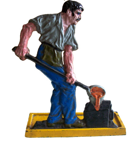 Bronzegießer stahlarbeiter - bronzegießer,