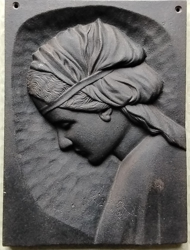 Schweres gusseisen relief - schweres, gusseisen-relief