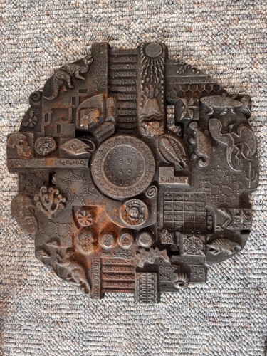 Kunstguss relief biologische - relief,