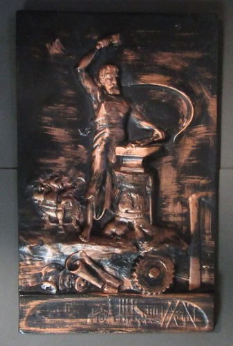 Relief schmied bei der - relief,