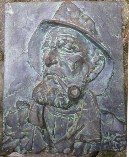 Schweres gusseisen wandbild - schweres,