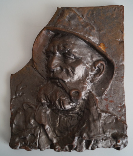 Wandrelief aus gusseisen - wandrelief,