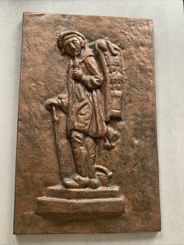 Antikes gusseisen relief - gusseisen,