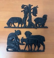 Antike Wanddeko aus Gusseisen