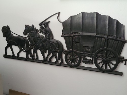 Kutsche pferdewagen eisenguss - kutsche,