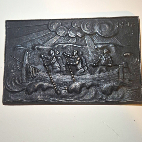 Gusseisen wandbild - gusseisen,