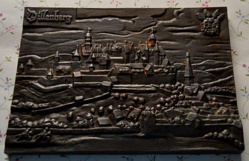 Wandbild relief gusseisen - wandbild,