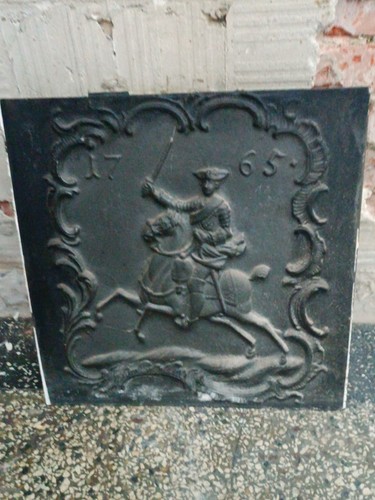 Alte eisen kunst guss relief - ,