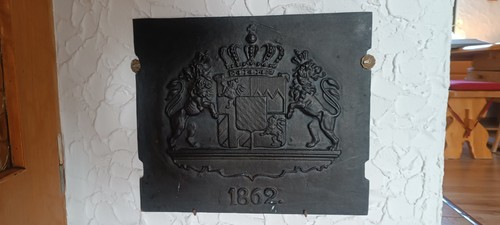 Bayern wappen gusseisenplatte - bayern,