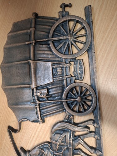 Gusseisen wanddeko kutsche - wanddeko,