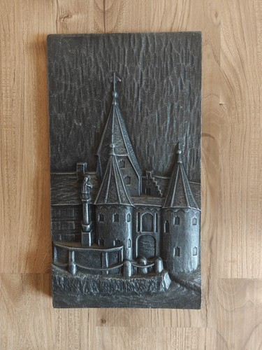 Gusseisen wandbild stadt - wandbild,