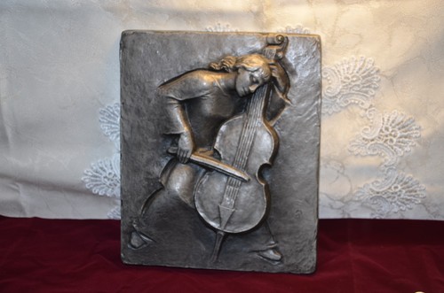 Gusseisen bild relief von - gusseisen,