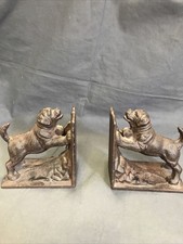 2 Antike Buchstützen