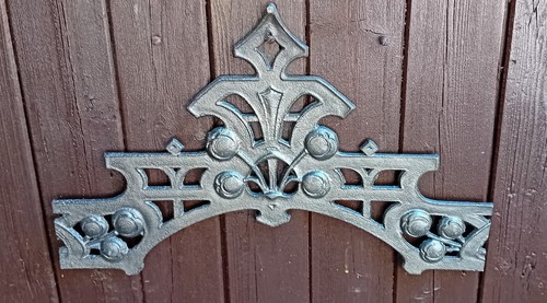 Gusseisen wanddeko ornament - gusseisen,